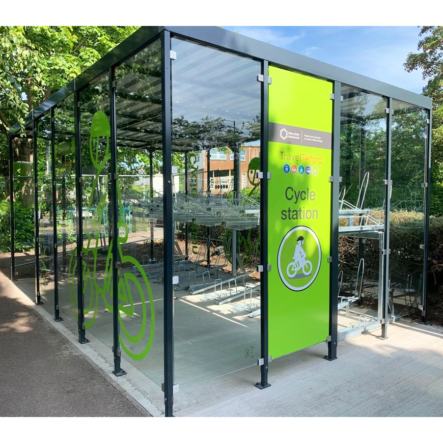 Falco Begins the Roll-out of Secure Cycle Hubs for Telford & Wrekin Council